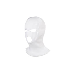 Unisex Outdoor Cycling Ski Full Face Mask 3 Hole Army CS Sport Tactical - WHITE