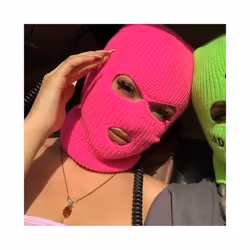 Unisex Outdoor Cycling Ski Full Face Mask 3 Hole Army CS Sport Tactical - ROSE