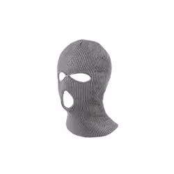 Unisex Outdoor Cycling Ski Full Face Mask 3 Hole Army CS Sport Tactical - GRAY