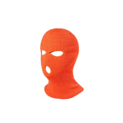 Unisex Outdoor Cycling Ski Full Face Mask 3 Hole Army CS Sport Tactical - DARK ORANGE
