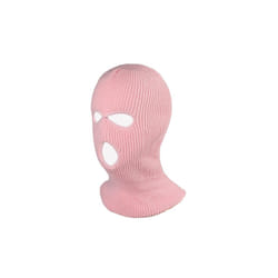 Unisex Outdoor Cycling Ski Full Face Mask 3 Hole Army CS Sport Tactical - PINK