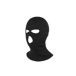Unisex Outdoor Cycling Ski Full Face Mask 3 Hole Army CS Sport Tactical - BLACK