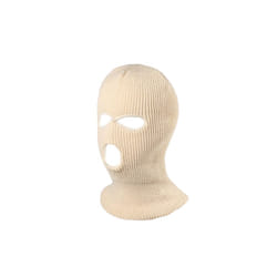 Unisex Outdoor Cycling Ski Full Face Mask 3 Hole Army CS Sport Tactical - BEIGE