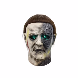 Terror Halloween Michael Myers Masks With LED Glow Horror Latex Full Head - LED A