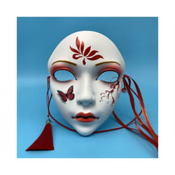 Animistic Beautiful Women Mask Halloween Cosplay Face Cover Adult Full - 3