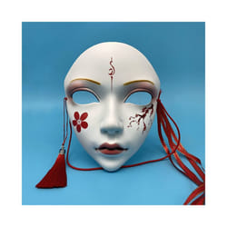 Animistic Beautiful Women Mask Halloween Cosplay Face Cover Adult Full - 5