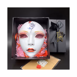 Animistic Beautiful Women Mask Halloween Cosplay Face Cover Adult Full - 7