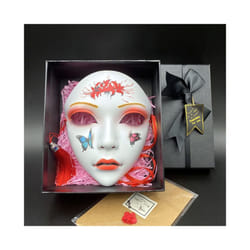 Animistic Beautiful Women Mask Halloween Cosplay Face Cover Adult Full - 10