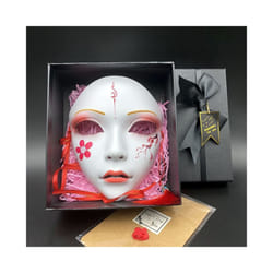 Animistic Beautiful Women Mask Halloween Cosplay Face Cover Adult Full - 9