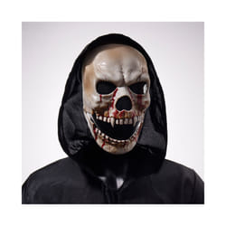 Halloween Moveable Mouth Skull Mask Cosplay Horror Bloody Skeleton Killer - skull mask