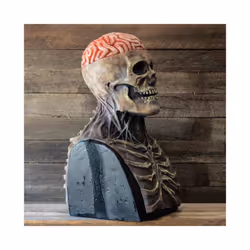New Halloween Horror Mask 3D Reality Full Head Skull Mask Movable Jaw - Latex Mask 02