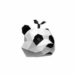 Cosplay Masks Halloween Party Mask Supplies Panda Bear Costume Head Hood - Adult-Free cutting