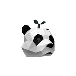 Cosplay Masks Halloween Party Mask Supplies Panda Bear Costume Head Hood - Adult-Free cutting