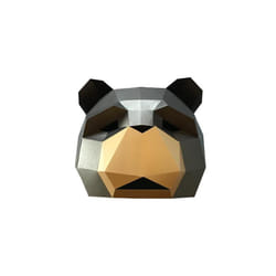 Cosplay Masks Halloween Party Mask Supplies Panda Bear Costume Head Hood - Purple