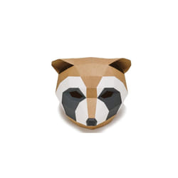 Cosplay Masks Halloween Party Mask Supplies Panda Bear Costume Head Hood - Pinkish Grey