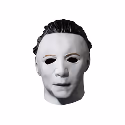 Halloween Horror Mask Scary Michael Myers Full Head Mask Creepy Cosplay - A