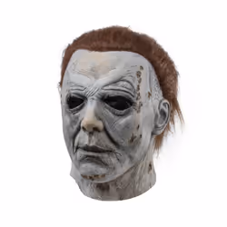 Halloween Horror Mask Scary Michael Myers Full Head Mask Creepy Cosplay - C
