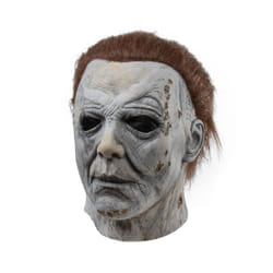 Halloween Horror Mask Scary Michael Myers Full Head Mask Creepy Cosplay - C