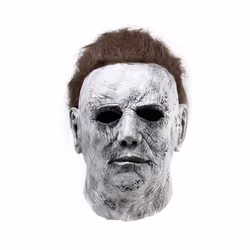 Halloween Horror Mask Scary Michael Myers Full Head Mask Creepy Cosplay - B