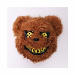 Plush Bloody Bear Rabbit Creepy Terror Mask Hare Halloween Masks Horror - Bear
