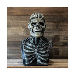 Newest Skeleton Bio-Mask Halloween Horror Mask Party Cosplay Props Silicone - Grey skull