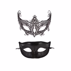 Women Hollow Lace Masquerade Face Mask Sexy Cosplay Prom Party Props Costume - E