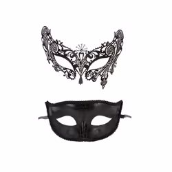 Women Hollow Lace Masquerade Face Mask Sexy Cosplay Prom Party Props Costume - F