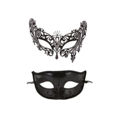 Women Hollow Lace Masquerade Face Mask Sexy Cosplay Prom Party Props Costume - F