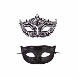 Women Hollow Lace Masquerade Face Mask Sexy Cosplay Prom Party Props Costume - D