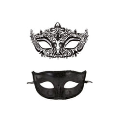 Women Hollow Lace Masquerade Face Mask Sexy Cosplay Prom Party Props Costume - D