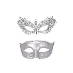 Women Hollow Lace Masquerade Face Mask Sexy Cosplay Prom Party Props Costume - N