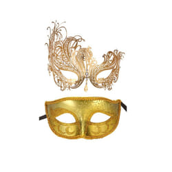 New Fashion Luxury Venetian Masquerade Mask Women Girls Sexy Fox Eye Mask - L