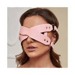 Fullyoung Women Sexy PU Leather Eye Mask Exotic Female Cosplay Leather - EM-027P