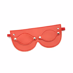 Fullyoung Women Sexy PU Leather Eye Mask Exotic Female Cosplay Leather - EM-125R