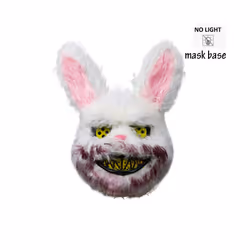 Cosplay Bloody Rabbit Plush Bunny Mask Decorative Festival Mask Bloody - 01 mask base