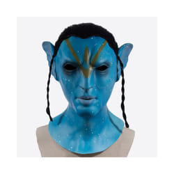 Avatar 2 Mask Na'vi Neytiri Cosplay The Way of Water Latex Helmet Unisex - A