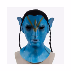Avatar 2 Mask Na'vi Neytiri Cosplay The Way of Water Latex Helmet Unisex - A