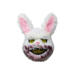 Performance Prop Cosplay Halloween Horror Plush Mask  Bloody Rabbit  Bunny - 01 mask base