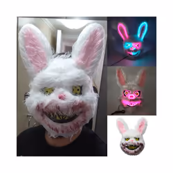 Cosplay Decorative  Performance Prop Luminous Bloody Rabbit Plush Bunny - Glowing 07