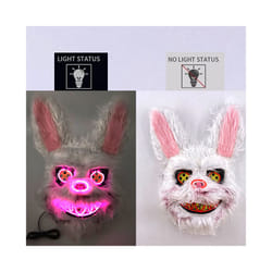 Cosplay Decorative  Performance Prop Luminous Bloody Rabbit Plush Bunny - Glowing 02