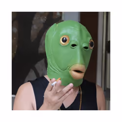Animal White Cat Mask Novelties Carnival Costume Party Prop Cosplay Funny - Fish head mask