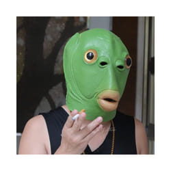 Animal White Cat Mask Novelties Carnival Costume Party Prop Cosplay Funny - Fish head mask