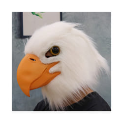 Animal White Cat Mask Novelties Carnival Costume Party Prop Cosplay Funny - Eagle mask A