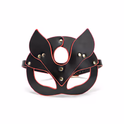 Sexy Leather Cosplay Anime Mask Cat Ear Anime Acessories Women Bdsm Halloween - Style 5