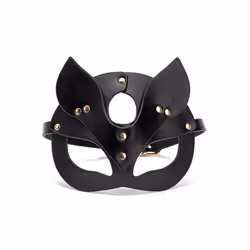 Sexy Leather Cosplay Anime Mask Cat Ear Anime Acessories Women Bdsm Halloween - Style 6