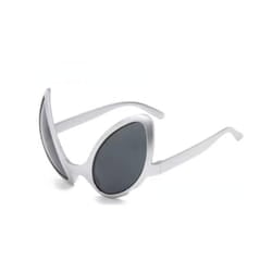 New Alien Glasses Funny Holiday Party Sunglasses Halloween Adults Kid - Silver black piece
