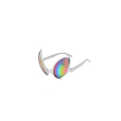 New Alien Glasses Funny Holiday Party Sunglasses Halloween Adults Kid - Silver blue film