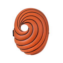 Anime NINJA Tobi Mask Cosplay Costumes Masks Halloween Unisex Prop Accessories - 22cm 15.5cm
