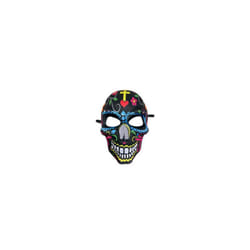 5 Type Halloween Mexican Day of the Dead Skull Print Soft Masks Men Masquerade - White
