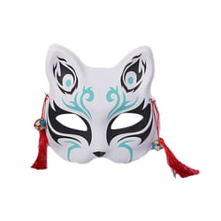 667E Foxes Cats Half Face Mask Japanese  Kitsune Masks for Mens Womens - 6EE802318-9